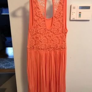 Coral Sun Dress